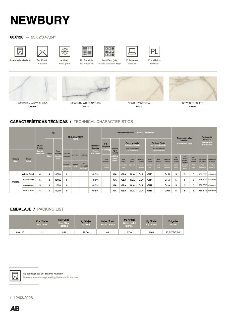 Tiles - Porcelain - AB Betonhome - Rectified