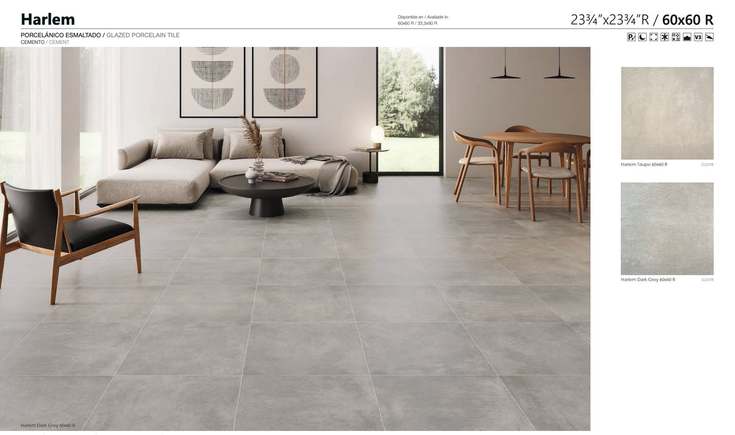 Carrelage - Ceramica HARLEM - Rectifié - Carrelage sol