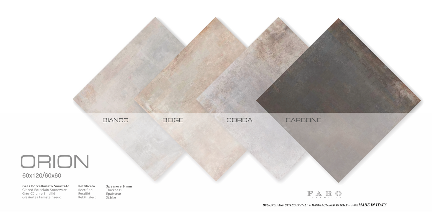 Carrelage - Orion - Rectifié - plusieurs tailles