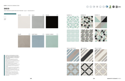 Carrelage - Deco - Rectifié - plusieurs couleurs