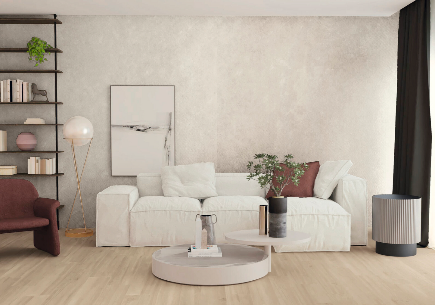 Carrelage - Toga - Rectifié - Porcelaine - Plusieurs couleurs