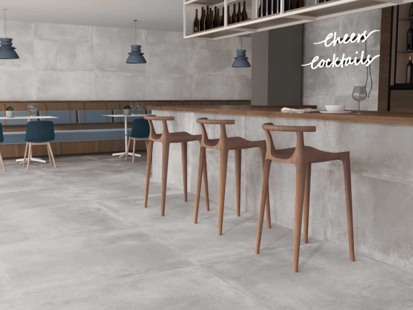 Carrelage - Industrial Hall - Rectifié - Porcelaine - Plusieurs couleurs