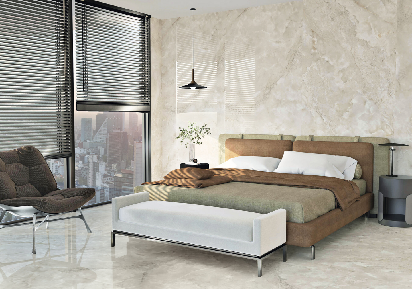 Carrelage - Aura - Rectifié - Porcelaine - Plusieurs couleurs