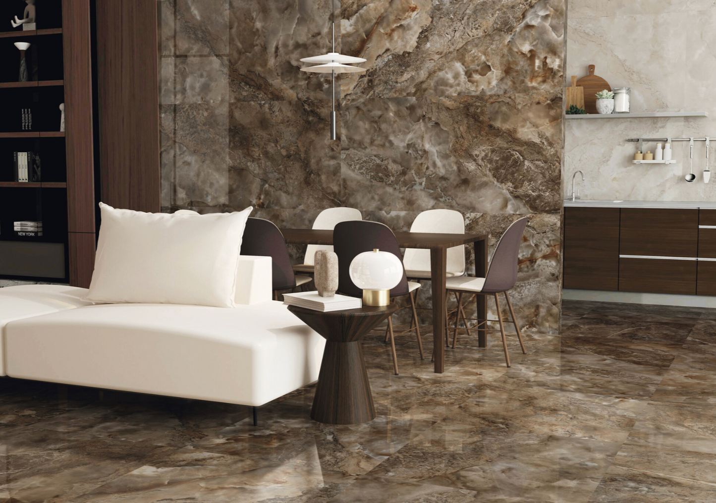 Carrelage - Aura - Rectifié - Porcelaine - Plusieurs couleurs