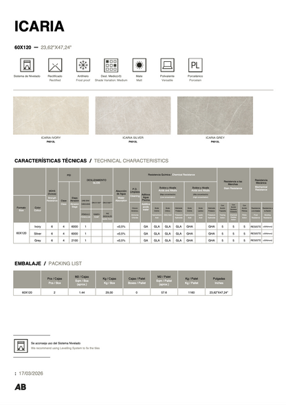 Tiles - Porcelain - AB Betonhome - Rectified 