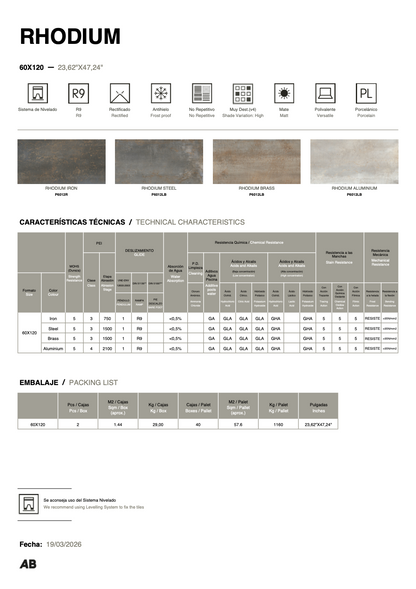 Tiles - Porcelain - AB Betonhome - Rectified 