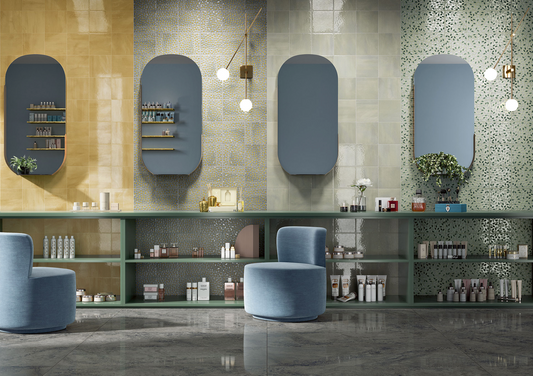 Carrelage - Tropical - Rectifié - plusieurs couleurs