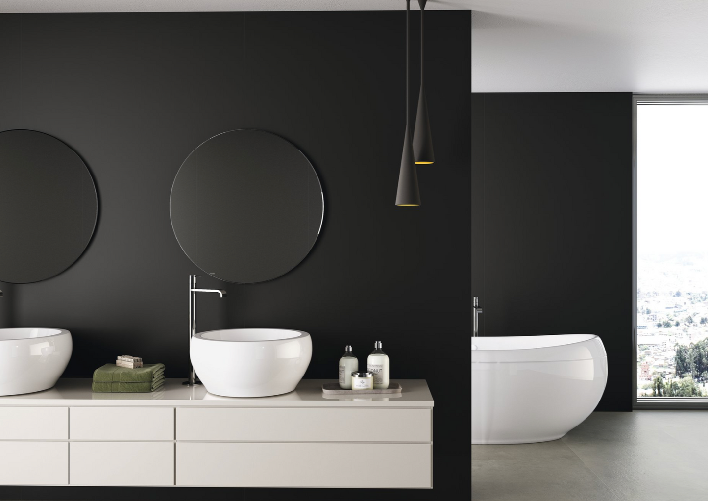 Carrelage - Black - Porcelaine - Plusieurs tailles