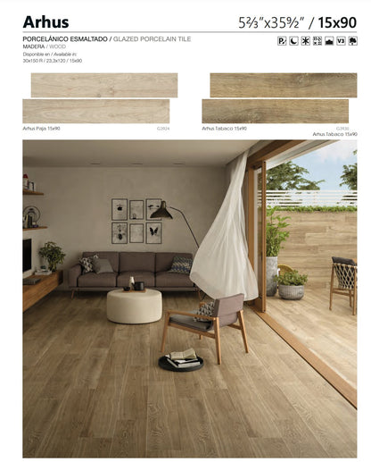 Carrelage - Ceramica ARHUS 15X90 - Carrelage sol