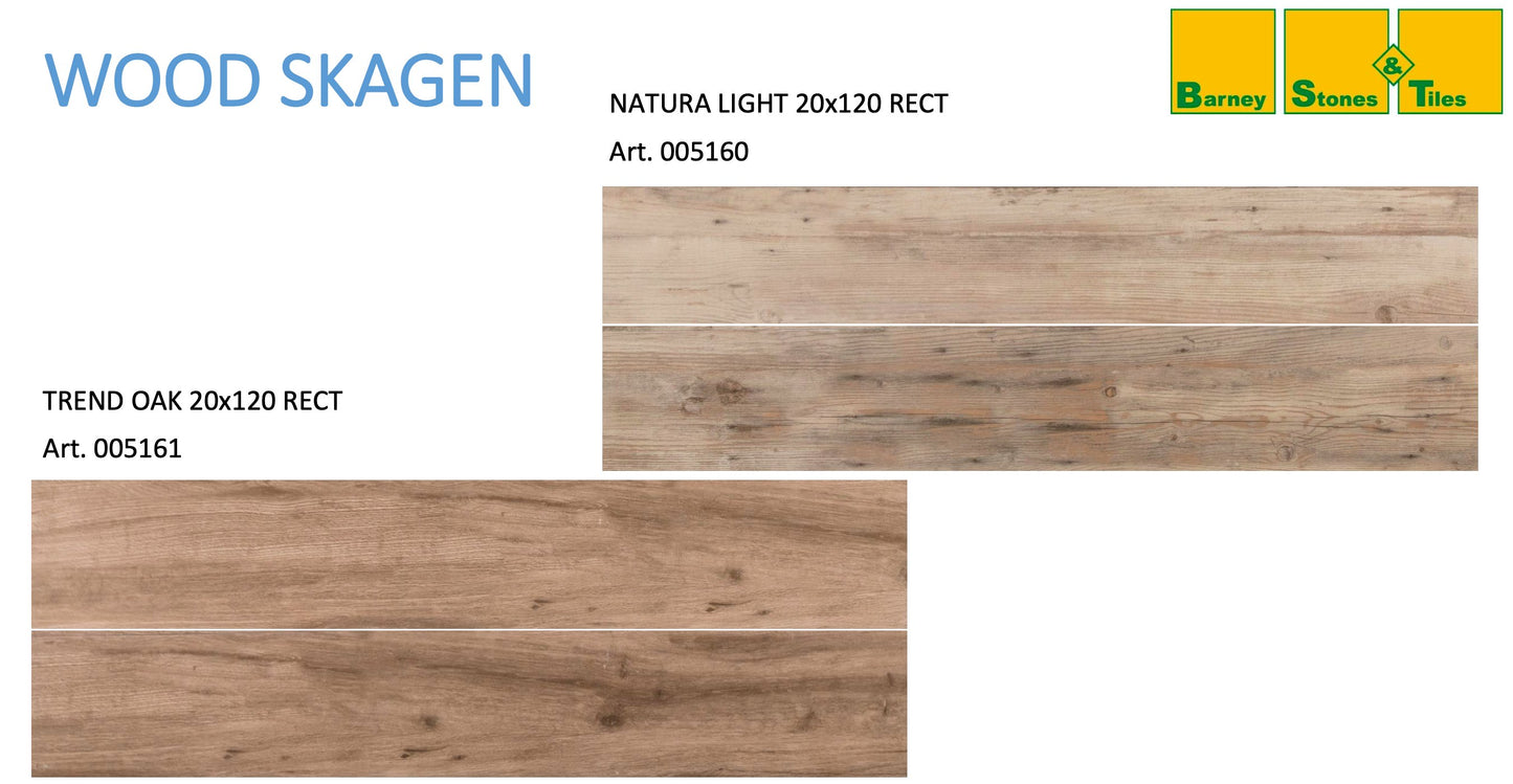 Carrelage express 72h - Wood Skagen - 20x120 - Rectifié - Carrelage