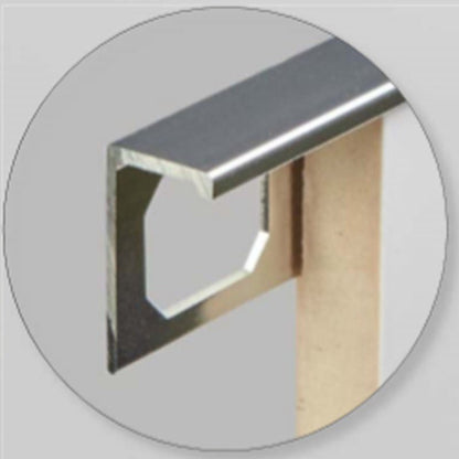 Profil finition INOX AISI 304 - Equerre - Angle droit - Finition