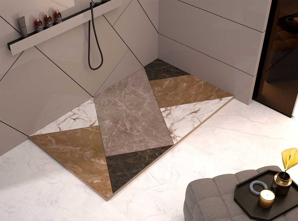 Receveur de douche Stone 3D - Plusieurs de 100 Dessin - Receveur de douche